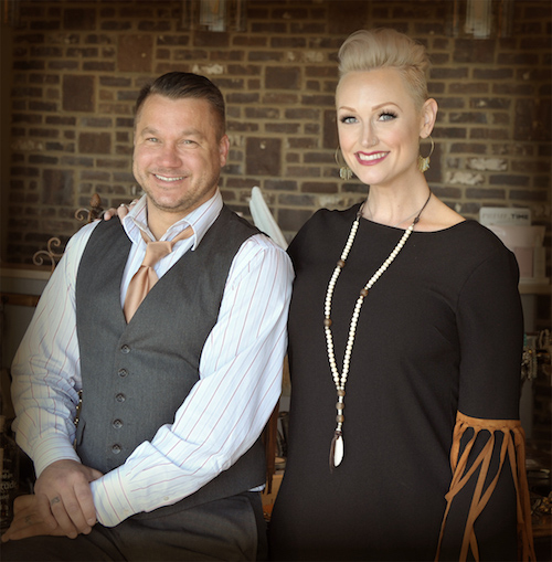 Kevin and Jessica Moore. Studio 135 and Vintage 135, a Farragut Salon.